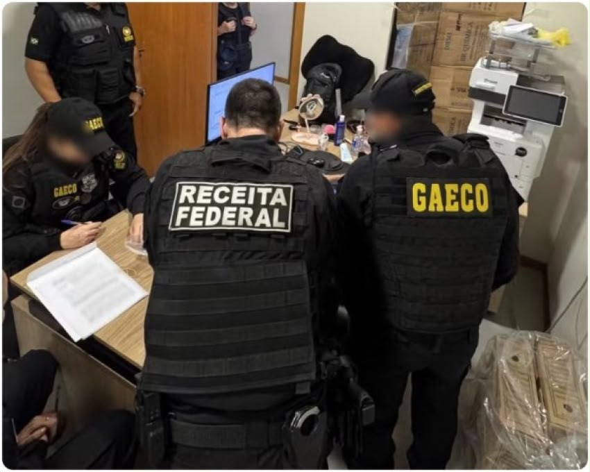 GAECO CUMPRE BUSCA NA TERRANA EM VÁRZEA GRANDE DURANTE OPERAÇÃO QUE INVESTIGA SUPOSTA LAVAGEM DE DINHEIRO