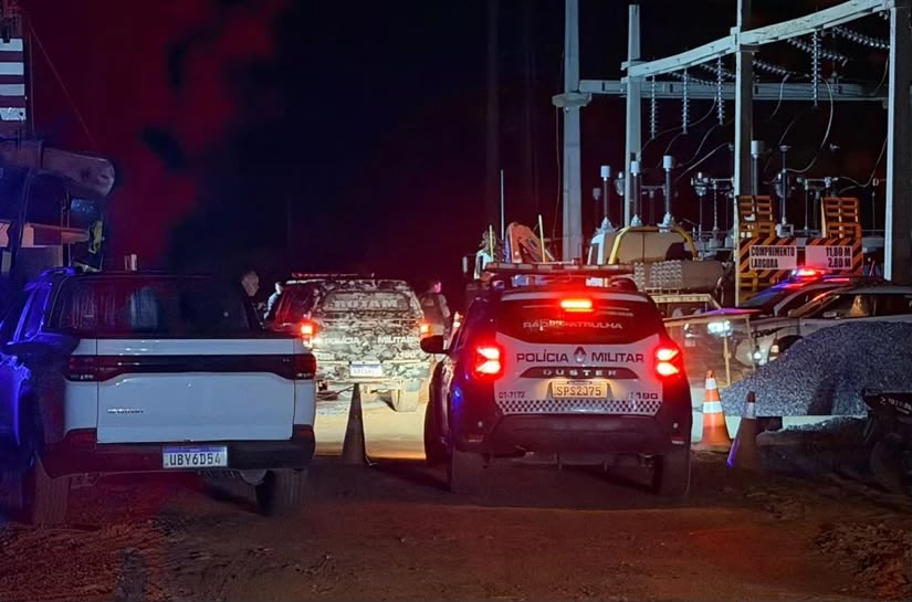 INVASÃO A OBRA DE SUBESTAÇÃO TERMINA COM UM MORTO E SEGURANÇA BALEADO EM CUIABÁ