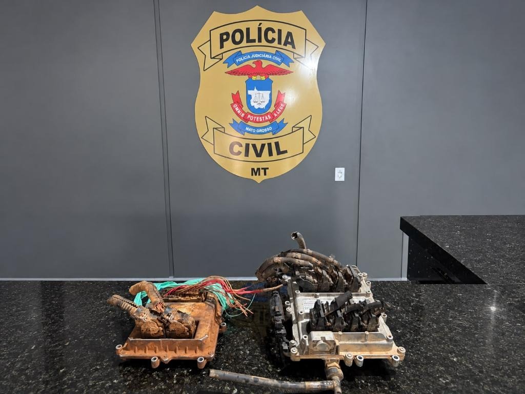 JOVEM É PRESO COM SUSPEITA DE PARTICIPAÇÃO EM FURTO DE MÓDULOS DE CAMINHÕES AVALIADOS EM R$ 27 MIL EM MT