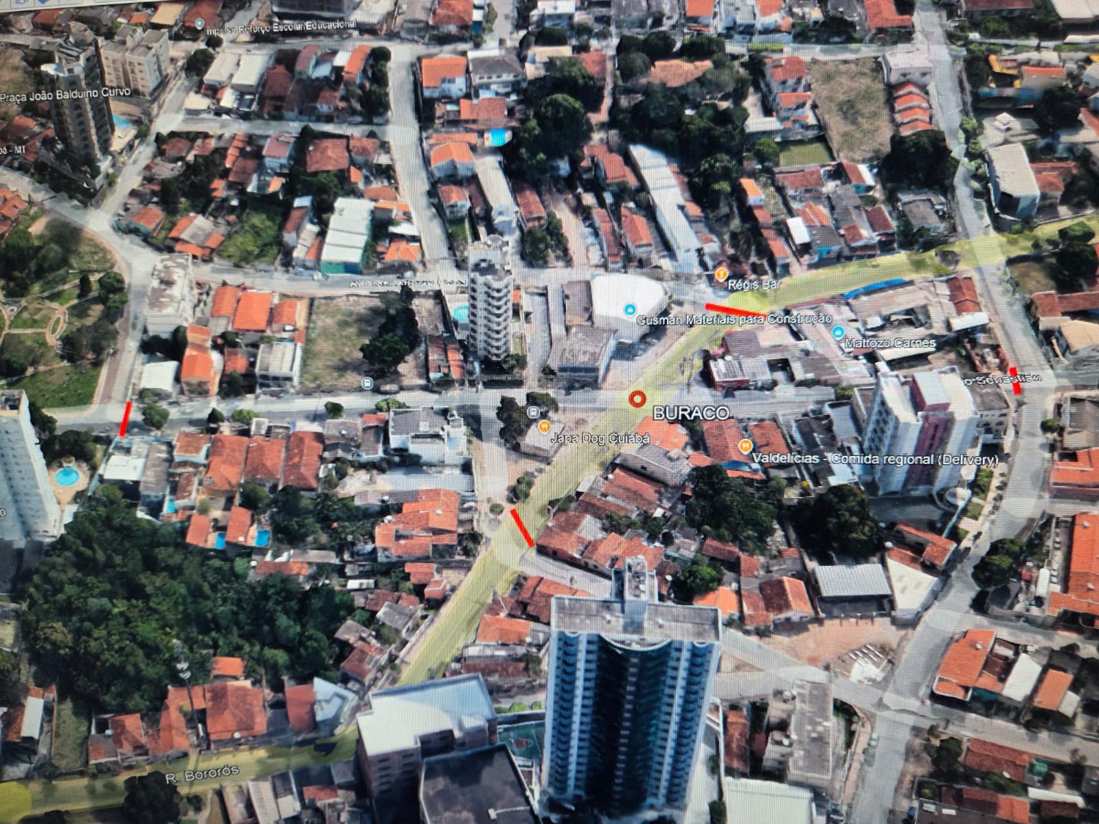 CRUZAMENTO DE AVENIDAS SERÁ INTERDITADO PARA REPAROS NA DRENAGEM A PARTIR DESTA QUINTA-FEIRA