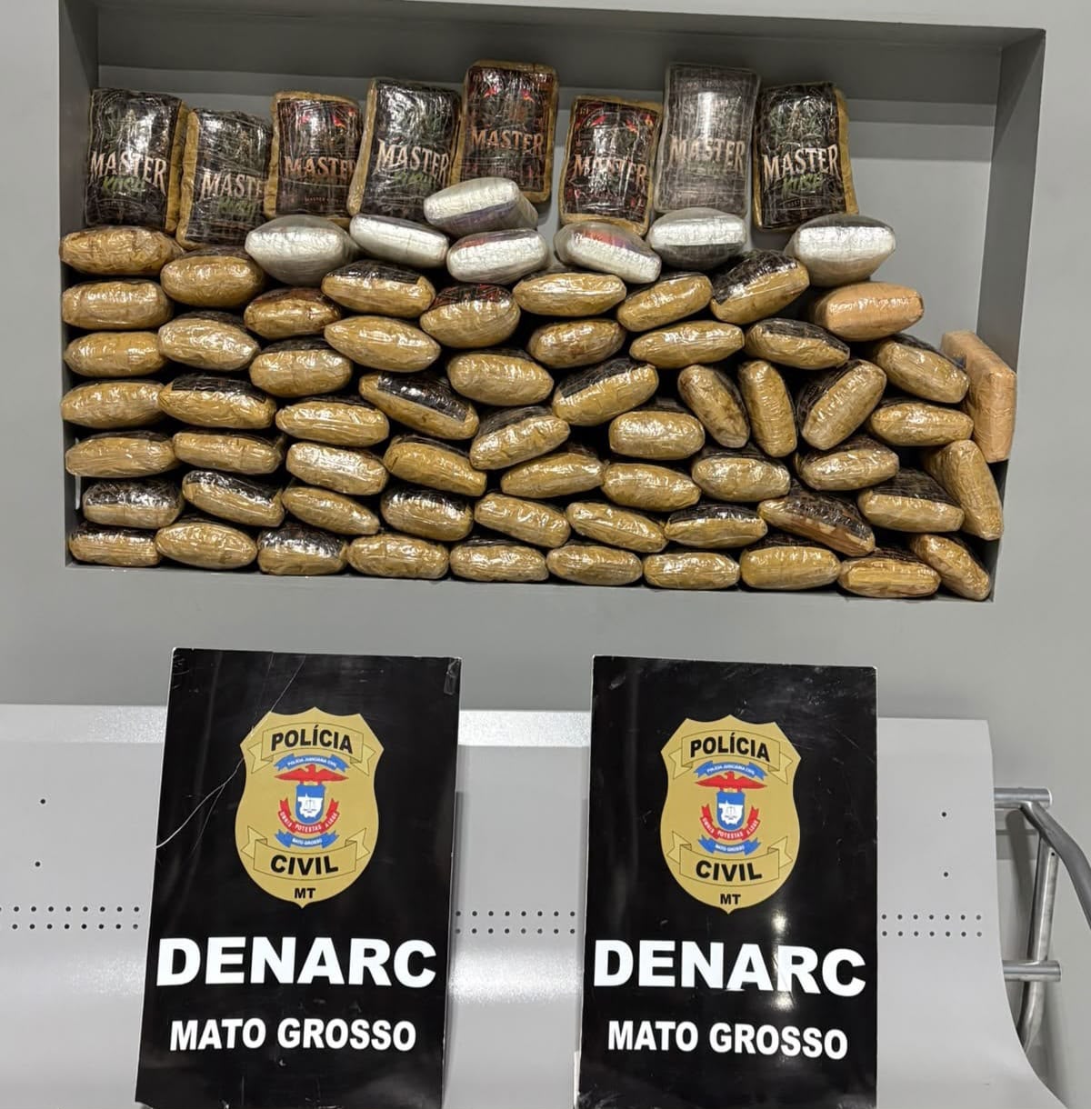 POLÍCIA CIVIL APREENDE 74 TABLETES DE SKUNK E PRENDE MULHER EM VÁRZEA GRANDE