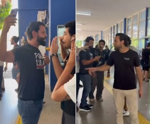 ULYSSES MORAES DEIXA UFMT SOB VAIAS E GRITOS DE “RECUA, FASCISTA” APÓS PROTESTO DE ESTUDANTES