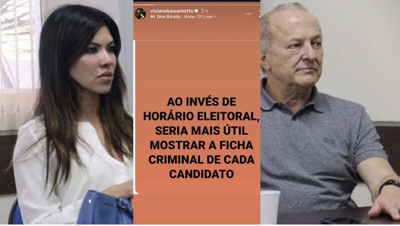 EX-MULHER DE PIVETTA DIZ QUE SERIA MAIS ÚTIL MOSTRAR “FICHA CRIMINAL” DE CANDIDATOS NO LUGAR DO HORÁRIO ELEITORAL